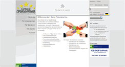 Desktop Screenshot of 5sterne-personal.de